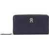 Tommy Hilfiger Donna Portafoglio Logotape con Zip, Blu (Space Blue), Taglia Unica