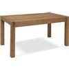 E-STYLO Tavolo Allungabile Top impiallacciato rovere crudo Gambe in frassino massello Allunghe interne impiallacciate,90cm X 160/240cm H. 76cm,Top: rovere naturale allunghe: rovere naturale gambe: rovere naturale