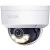 HiLook HIKVISION - Telecamera di sorveglianza esterna, risoluzione 4 K/8 MP, senza Wi-Fi, LAN/PoE, telecamera esterna con sensore di movimento, telecamera esterna, visione notturna, slot per schede SD