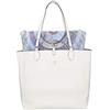 Gattinoni Borsa donna Shopping Bag Reversibile Planetario Bianco Blu Acquamarine Bianca a spalla borsa donna tracolla pochette