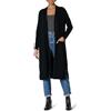Amazon Essentials Cardigan Leggero con Lunghezza a Spolverino, vestibilità Classica Donna, Nero, S