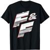 FAST AND FURIOUS Fast & Furious Red Outline Sl Logo Maglietta