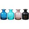 HOSSIAN Bottiglie di vetro diffusore Bottiglia di diffusore di canna nera - vuota con bastoni - accessori di fragranza usati per set diffusori di canna di ricambio fai da te (4 Colore)