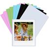 HIYQIN Confezione da 10 Cornici Magnetiche per Foto Instax Square Film 2,83x3,38, Cornici per Frigorifero per Fujifilm Instax Square SQ1/SQ20/SQ40/SQ10/SQ6/SP-3 - Colorate