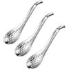 Ashuxxn 3 Pezzi Cooking Schiumarola Cucchiaio in Acciaio Inossidabile Colino a Rete a Cucchiaio Cucchiaio per Mescolare In Acciaio Inossidabile Cucchiaio Schiumarola Mestolo Schiumarola per Zuppe Stufati Sugo