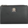 Tommy Hilfiger Donna Portafoglio Distinct Slim Wallet Grande, Nero (Black), Taglia Unica