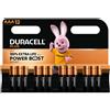 Pila ministilo AAA - 1,5V - Plus Powerboost - MN2400 - Duracell - blister 12 pezzi