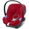 Cybex Silver Seggiolino auto Aton B i-Size, Con riduttore per neonati, Dalla nascita a circa 18 mesi, Per neonati dai 45 agli 87 cm, Max 13 kg, Per auto con o senza ISOFIX, Rosso(Dynamic Red)