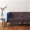 Bassetti, Copridivano grande collezione Granfoulard, sciarpa per divano in cotone, vari usi (copriletto, picnic, tenda, tovaglia), dimensioni 180 x 270 cm, Sulmona 20 Limited Edition