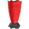 bama Portaombrelli - Drop, 27,5 x 54,5 cm, colore: Rosso/Nero
