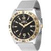 Invicta Coalition Forces Orologio da Uomo in acciaio inossidabile con movimento Quarzo - 45mm, Argento/oro/nero