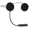 jamgeery Auricolare Per Casco | Cuffia Per Moto | Auricolari Wireless Con Controllo Musica, Risposta Automatica E Design Ultra Sottile 12mm Per Equitazione Sport All Aperto