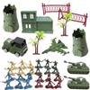 BONGSHAKALAKA Mini Soldato Figure Giocattolo Set Figure Di Soldato In Plastica Con Accessori Per Armi Giocattolo Militare Action Figure Dell'Esercito Esercito Soldato Playset Figure Accessori Per Bambini