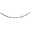Tuscany Silver Collana da Donna in Argento Sterling con Catena Rope 1,8 mm a Taglio Diamante da 51 cm/20 Pollici