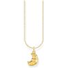 THOMAS SABO Collana in argento placcato oro KE2229-413-39, misura unica, Argento sterling, Nessuna pietra preziosa