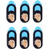 DIYEAH 6 Pezzi Cover Per Fotocamera Scorrevole Per Laptop Cover Per La Privacy Webcam Per Gatti Colore Abs Colore Casuale