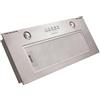 Kaiser EA 543 M Cappa da Incasso a Soffitto 52 cm | Acciaio Inox Anti-impronta | Soft Touch Illuminato | 2 LED | Ricircolo e Scarico | Motore Silenzioso | 1000 m³/h | LED