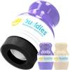 Solar Buddies Applicatore per crema solare - viola e completamente nudo - Ricaricabile Roll-on spugna per crema solare, latte solare e lozione per bambini, adulti e famiglie - contiene 100 ml