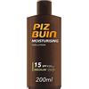 PIZ BUIN Moisturising Latte Solare SPF 15, Crema solare 15 idratante, Protezione solare 15 con filtro solare UVA/UVB e Glicerina, Latte solare SPF15 resistente all'acqua e al sudore, 200 ml