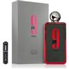RESAES Resistant and aesthetic Profumo 9 PM Rebel Eau de Parfum 100 ml, profumo arabo maschile a lunga durata, con atomizzatore ricaricabile, fragranza dolce e fruttata con mela rossa, lavanda, ambra e vaniglia (9 pm Rebel)