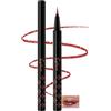 Lestpola Glitter Eyeliner Liquido Pen, Rosso Glitter Pearlescent, Lunga Lasting Waterproof Matita Occhi, Resistente alle Macchie, Pigmento Alto Penna Glitter Ombretto Crema, Trucco Donna per Feste-09