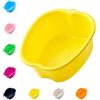 Anxicer Grande vasca per Pediluvio Plastica Vaschetta Pedicure,per Pedicure Disintossicazione e Massaggio,perfetta per Immergere i Piedi,Può essere Messo a Bagno (Yellow)