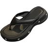Harssidanzar Infradito con plateau in EVA da donna Elegante sandalo con tacco alto 4 cm per l'estate HL235EU, Nero, Taglia 36/37