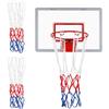 Peysaitr 2 reti da basket sportive, 3 rete di ricambio per pallacanestro, in nylon, dimensioni standard, rete di ricambio professionale, adatta per il montaggio interno ed esterno, 12 passanti