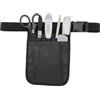 ALLY-MAGIC Marsupio da infermiera, nero, regolabile, con forbici, garza e altre forniture mediche Y8HSYB