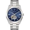 Bulova Orologio Analogico Meccanico a Carica Manuale Uomo con Cinturino in Acciaio Inossidabile 96A275