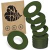 MySweetStitch - 25 x FreeStyle Libre 1 & 2 cerotti sensore, Ringpatch Ø 65mm, interno Ø 28mm, cerotto impermeabile, traspirante, delicato sulla pelle, Made in Germany, Olive-Green