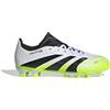 ADIDAS scarpe gomma ADIDAS Predator league mg junior bianco/nero/giallo fluo