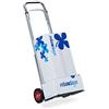 Relaxdays Carrello Portapacchi, Fino a 200 kg ca., Multifunzionale, Universale, Leggero, Professionale, Metallo, Argento