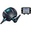 AquaForte Aqua FORTE - Filtro O-Plus 10.000 Vario S, 34-85 W, altezza 5,5 m, pompa regolabile per laghetto, colore: blu, nero