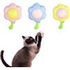 Ceeyoll 3 Pezzi Pallina Erba Gatta, Palline Di Erba Gatta Giocattolo, Pallie Di Erb Gatt Giocattoli Per Gatti, Ruotabili A 360° Snack Catnip Ball, Utilizzato Per Pulire I Denti Dei Gatti.