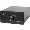 Dynavox AUX-S - Commutatore di prolunga in ingresso in metallo con 5 ingressi RCA, per amplificatori stereo e surround, colore: Nero