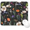 Giecy Tappetino Mouse Poggiapolsi,Gaming Mouse Pad Ergonomico in Gel,Supporto per Polso per Computer per il Gioco, Mousepad con Base in PU Antiscivolo (16-Notte di fiori selvatici)