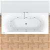 RIHO Lima vasca da bagno rettangolare, B053002005, Lima; Easypool bianco [Vasche Idromassaggio > Vasche Idromassaggio Rettangolari]