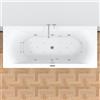 RIHO Lima vasca da bagno rettangolare, B053004005, Lima; Easypool bianco [Vasche Idromassaggio > Vasche Idromassaggio Rettangolari]