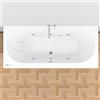 RIHO Carolina vasca da bagno rettangolare, B056002005, Carolina; Easypool bianco [Vasche Idromassaggio > Vasche Idromassaggio Rettangolari]