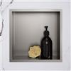 Viverso x wall nicchia a parete in acciaio inox La: 300 A: 300 mm, con telaio slim, VU9800BS, x wall [Accessori Bagno > Mensole Doccia]