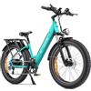 ENGWE MTB Bici elettriche per adulti E26 Bicicletta elettrica 26 x4 Fat Wheels, 48V 16AH Batteria, Urban Commuter Ebike, Freno a disco idraulico a 7 velocità (verde.)