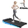 HOMEFITNESSCODE Tapis Roulant Elettrico Piehevole Inclinazione 7%, 3 IN 1 Tapis Roulant Salvaspazio, 2.5HP, Display LED, Design Salvaspazio per Casa e Ufficio, Nessuna Installazione Richiesta (Nero opaco)