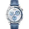 Huawei Orologio GT5 46MM (Vili-B19W), Smartwatch Argento, Bracciale Tessuto Blu