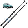Koaudb 2x Ammortizzatori Posteriori per Nissan Micra K11 1992-2003 | Nero Pistoni Portellone Posteriore Ammortizzatori Cofano Molle a Gas per #904504F111, 904524F228, 904534F286,904504F110