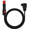 HuaLiSiJi Cavo Prolunga per Frigorifero Auto con Interruttore 16AWG Cavo Accendisigari per Frigorifero Portatile 12V 24V per Auto, Furgone, Camion (3.5 m)