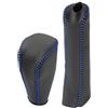 QUARKZMAN Cuffia Pomello Cambio E Freno A Mano Per Toyota Nero Blu 1pc
