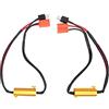 Buachois 2 Pezzi Resistore di Carico LED, H7 50W 12-15V LED Fendinebbia Decodificatore Senza Errori, Faro Auto Anti Sfarfallio Cancellatore Per Modifica Auto