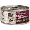 O-life Dog Adult Sfilaccetti 85 gr - Pollo e fegatini - Confezione da 6 pezzi - Cibo Umido per Cani - 1° ORDINE? scegli lo sconto BZR5 / BZR20 + 200 punti fedeltà