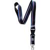 TAO Cordoncino per Badge Portachiavi Collana con Clip con Striscia Stampata a Clip (Nero Bretagna)